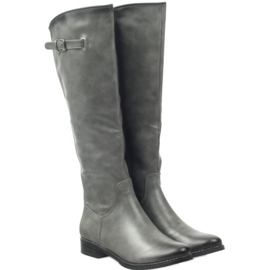 M.Daszyński Stövlar Officers Daszyński SA131 grå 3