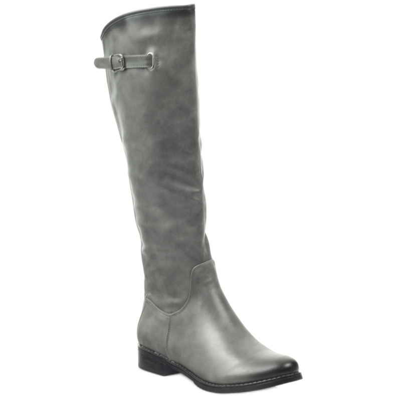 M.Daszyński Stövlar Officers Daszyński SA131 grå 1