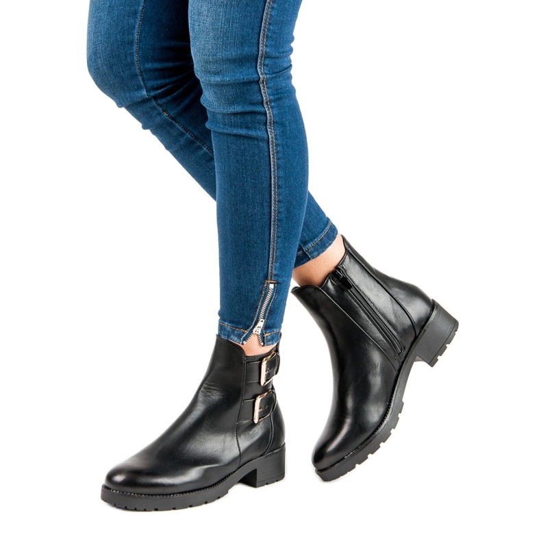 J. Star Klassiska varma stövlar svart 1