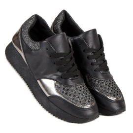 Trendiga sneakers svart 2