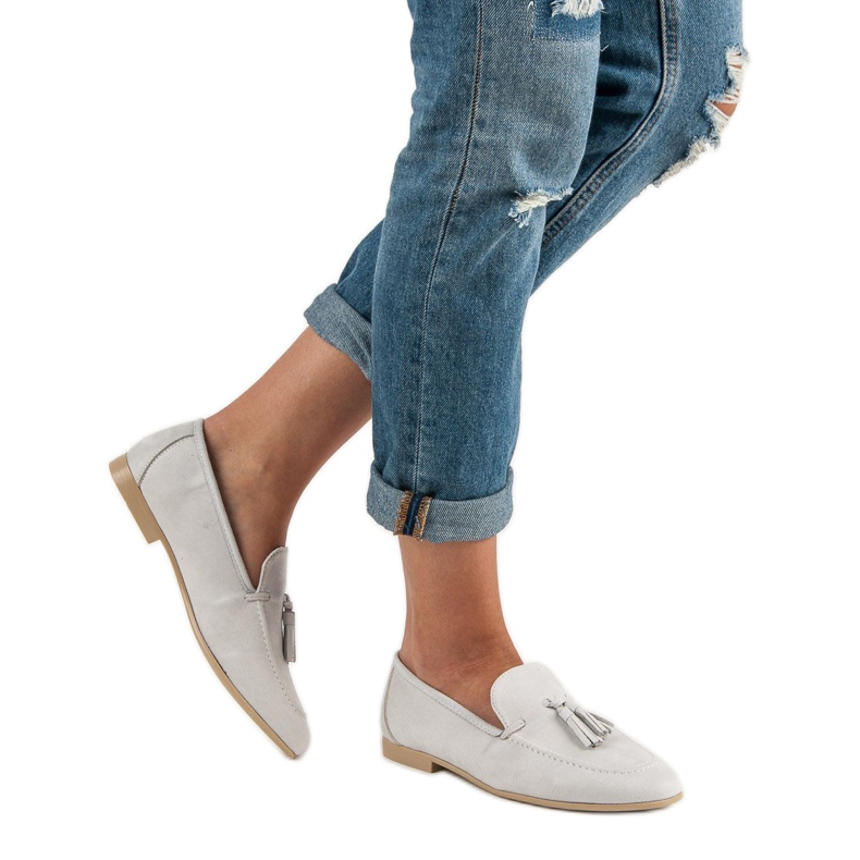 Grå loafers 1