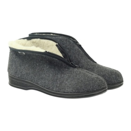 Befado herrskor varma tofflor 100M047 grå 3