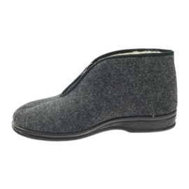 Befado herrskor varma tofflor 100M047 grå 1