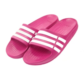 Adidas Duramo Slide K Jr G06797 tofflor vit rosa 3