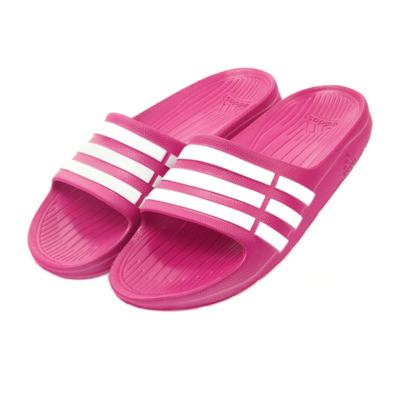 Adidas Duramo Slide K Jr G06797 tofflor vit rosa 3