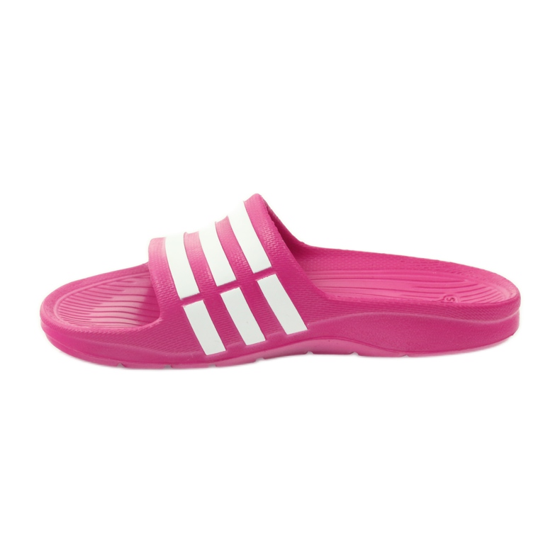 Adidas Duramo Slide K Jr G06797 tofflor vit rosa 2