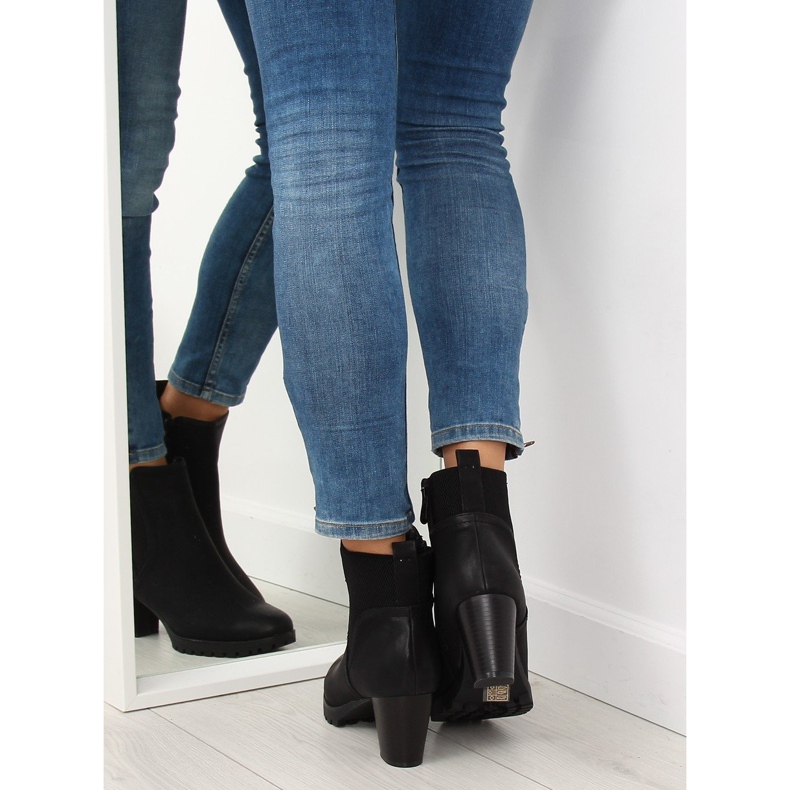 Svarta höga klackar 6697 Svart 1