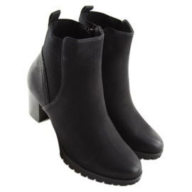 Svarta höga klackar 6697 Svart 2