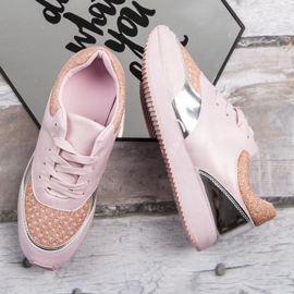 Trendiga sneakers rosa 2