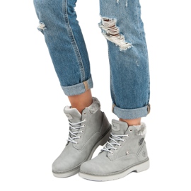 American Club Varma amerikanska fällare grå 1