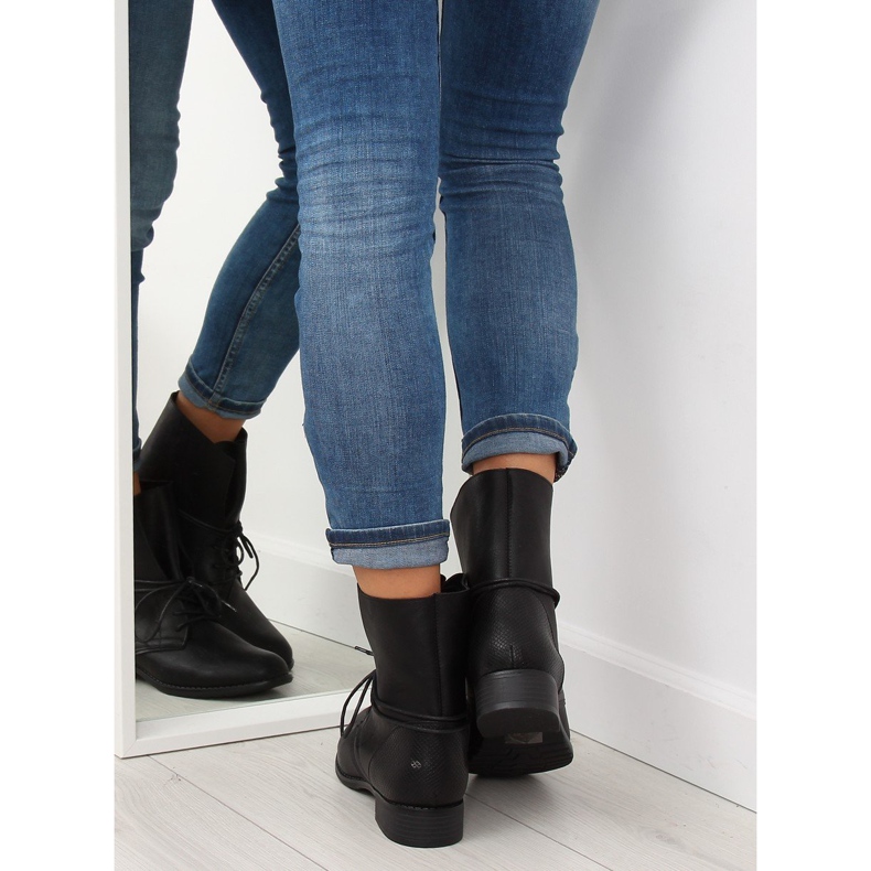 Black Workery stövlar 16006-53A Svart 2