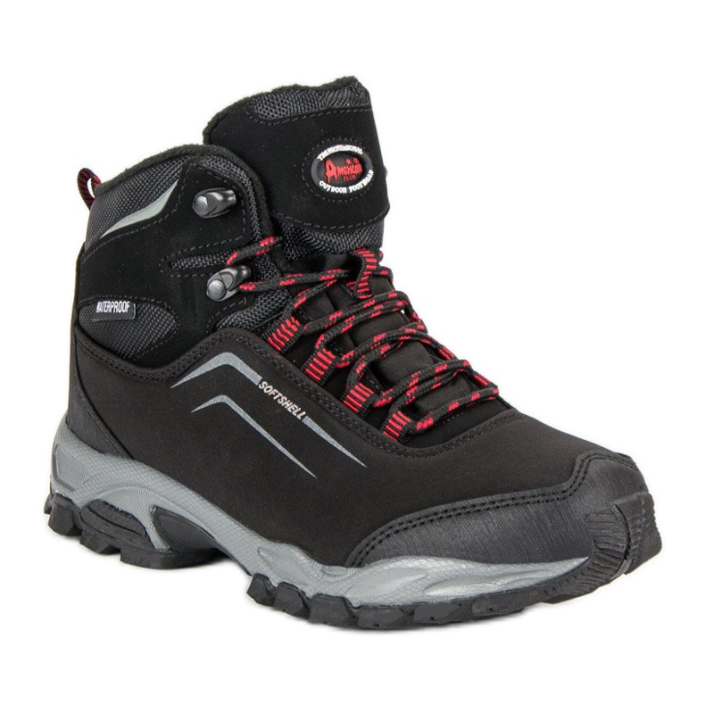 American Club Kvinnors amerikanska vinterstövlar svart 2