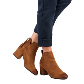 Vinceza Högklackade stövlar i mocka brun 2