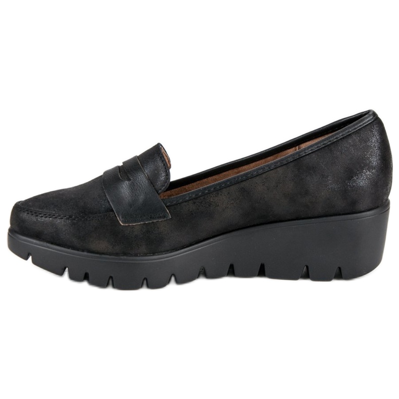 Kylie Wedge loafers svart 1