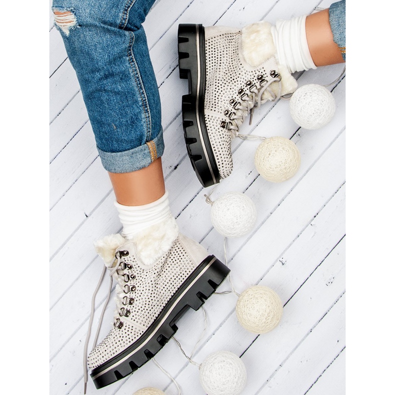 Kylie Snygga stövlar med skydd brun 1