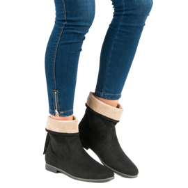 Weide Boho -stövlar i mocka svart 2