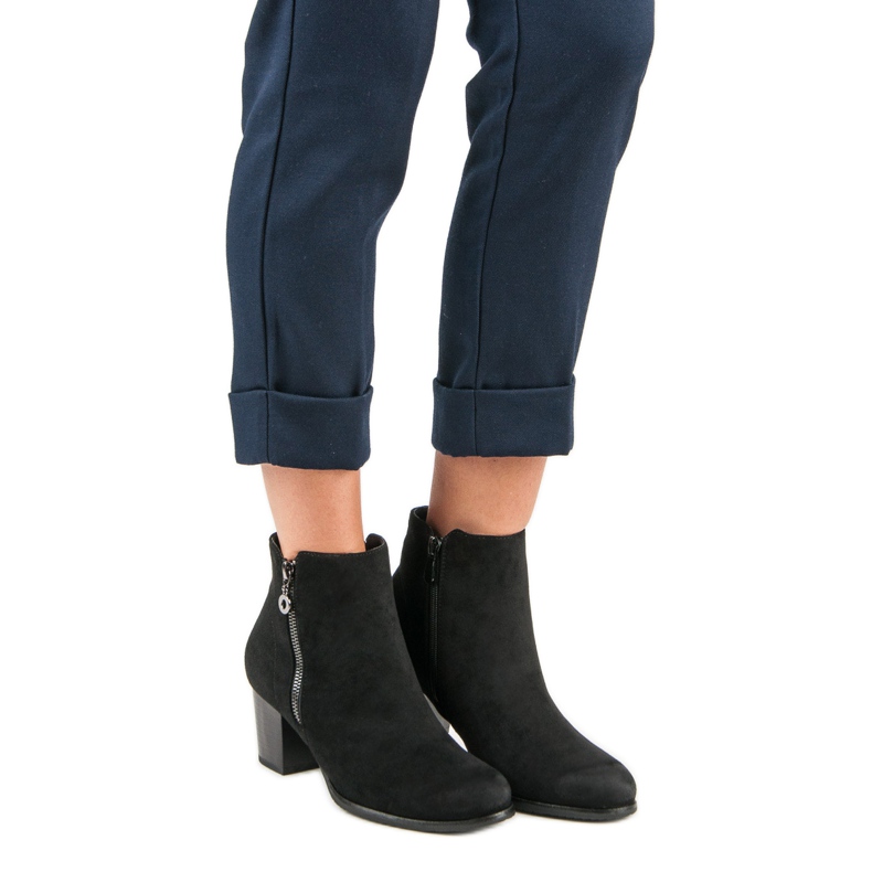 VINCEZA mocka stövlar svart 2