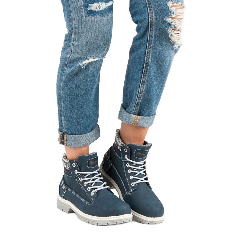 American Club American Trappers för kvinnor blå 2