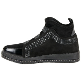 Slip-on sneakers svart 1