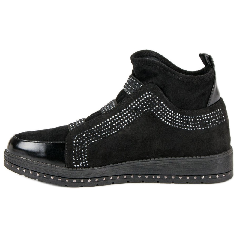 Slip-on sneakers svart 1