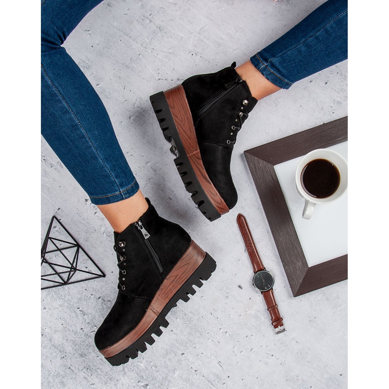 Kylie Mocka kängor svart 1