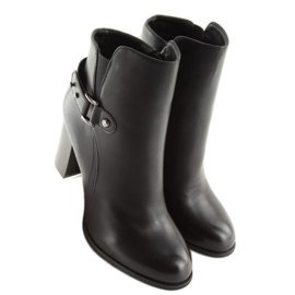 Svarta höga klackar 3974 Svart 2