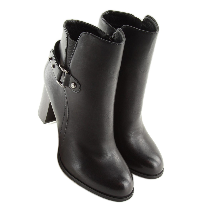 Svarta höga klackar 3974 Svart 2