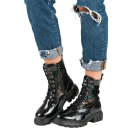 Kylie Kontrollerade stövlar svart 2