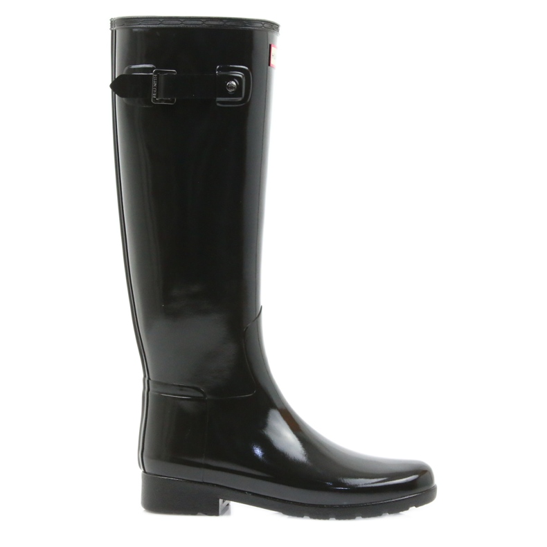 Hunter KVINNORS ORIGINALA Raffinerade glans svart 1