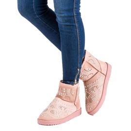 Trendiga rosa snöskor 2