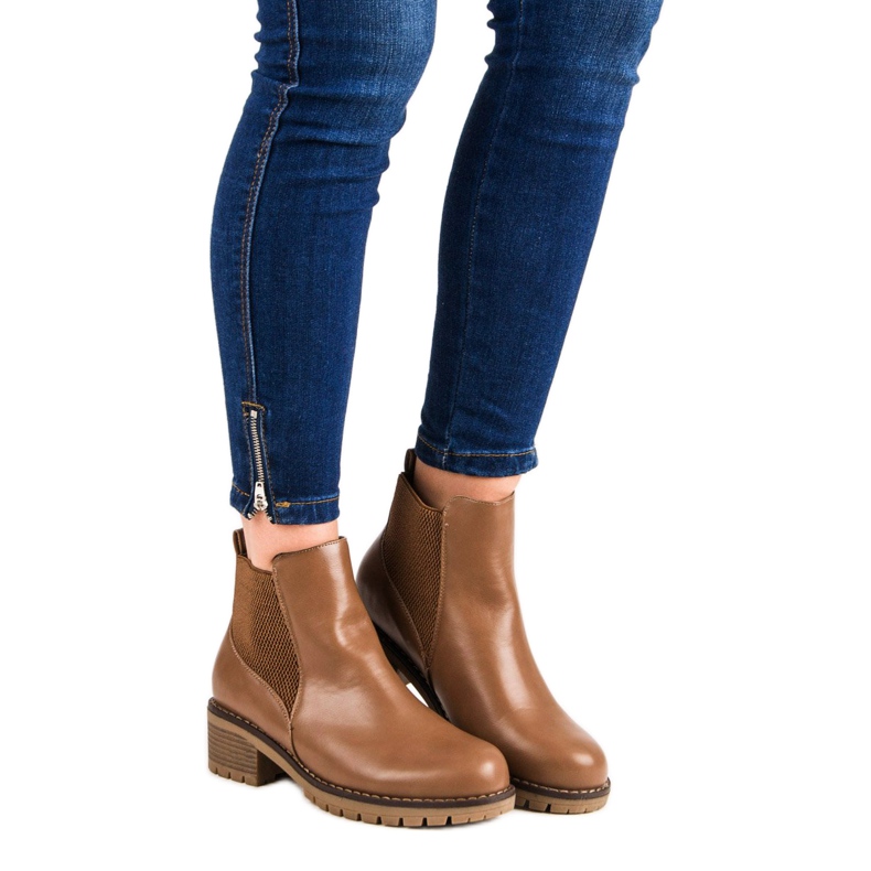 Chelsea stövlar brun 1