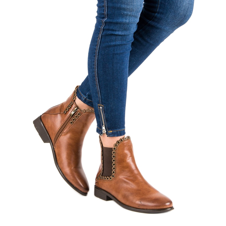 Filippo Casual Chelsea -stövlar brun 2