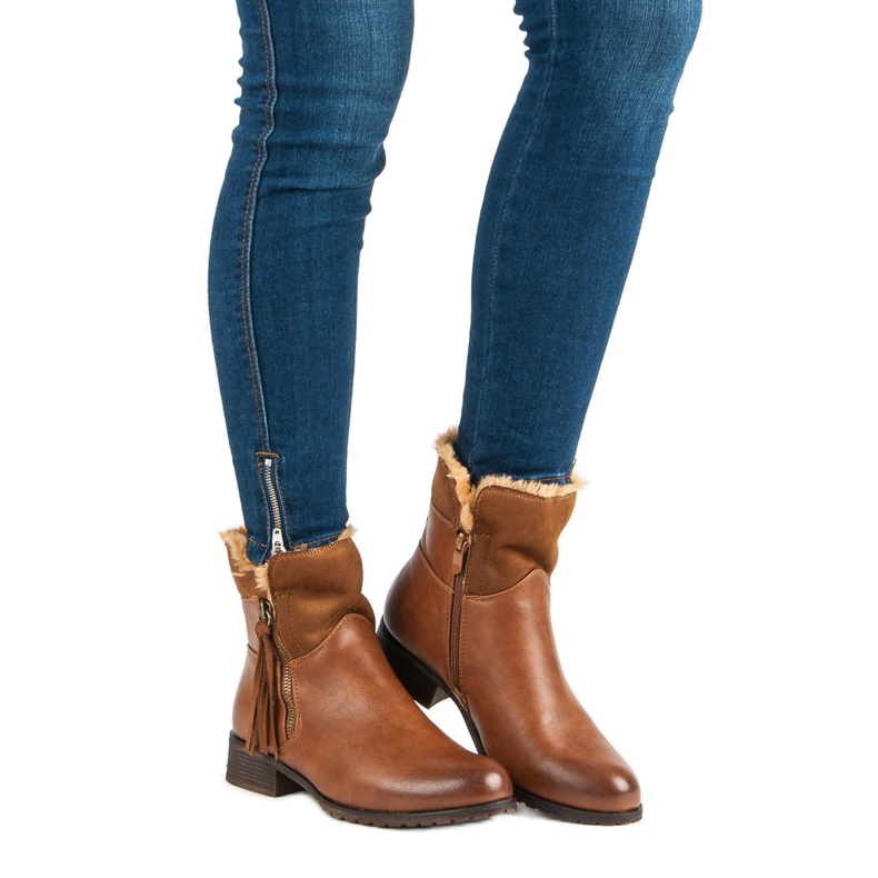 Forever Folie Varma damstövlar brun 1