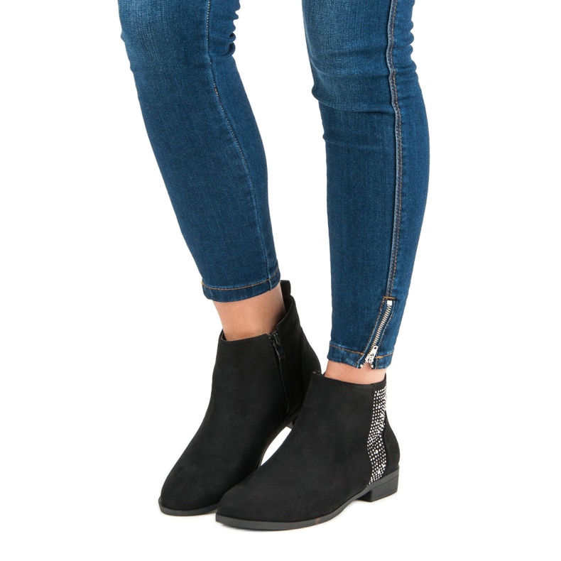 Sergio Todzi Eleganta platta stövlar svart 1