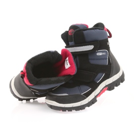 American Club Amerikanska stövlar vinterstövlar med ett membran från 1813 svart röd marinblå 4