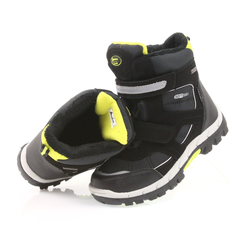 American Club Stövlar med membran amerikansk 1813 svart grön 5