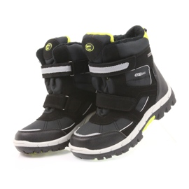 American Club Stövlar med membran amerikansk 1813 svart grön 4