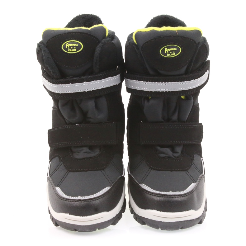 American Club Stövlar med membran amerikansk 1813 svart grön 3