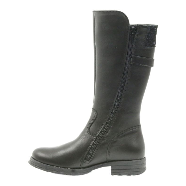 Ren But Ren Men svarta långa stövlar 4371 marinblå 2