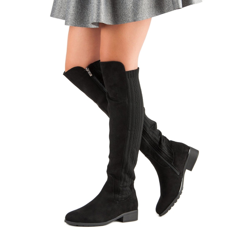 Filippo Flat Heel stövlar svart 2