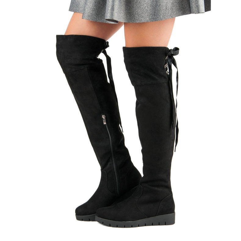 Filippo Mocka Platform stövlar svart 1