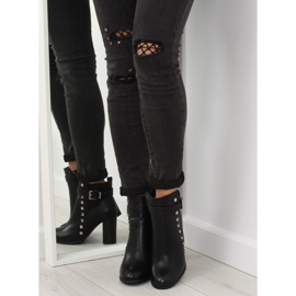 Svart 88073 Svarta höga klackar 2