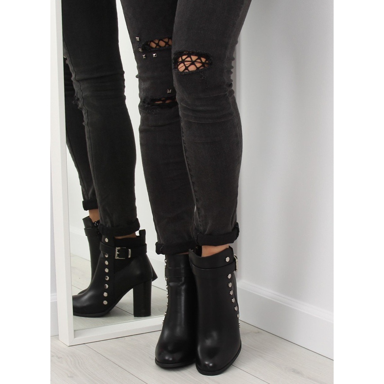 Svart 88073 Svarta höga klackar 2