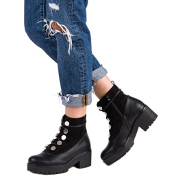 Queen Vivi Snörda arbetare svart 2