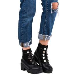 Queen Vivi Snörda arbetare svart 1