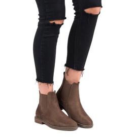 Super Mode Khaki mocka Chelsea stövlar kaki 1