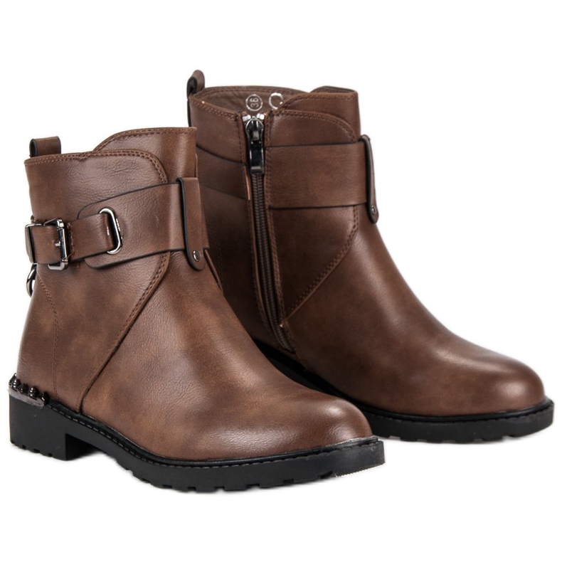 Groto Gogo Bekväma Workers stövlar brun 1