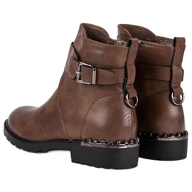 Groto Gogo Bekväma Workers stövlar brun 2