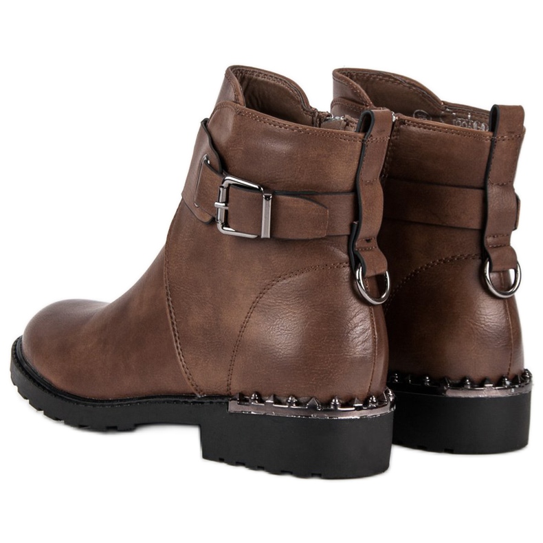 Groto Gogo Bekväma Workers stövlar brun 2