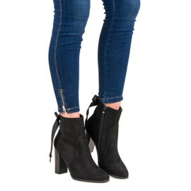 Super Mode Eleganta stövlar på stolpen svart 2